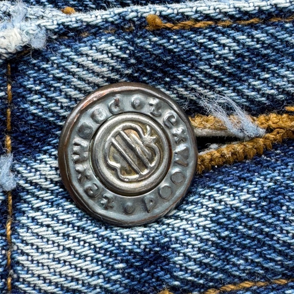 Texwood Jaxwood Jeans Women 32 Blue Good High Waisted Vintage Straight Leg Denim - Picture 3 of 14